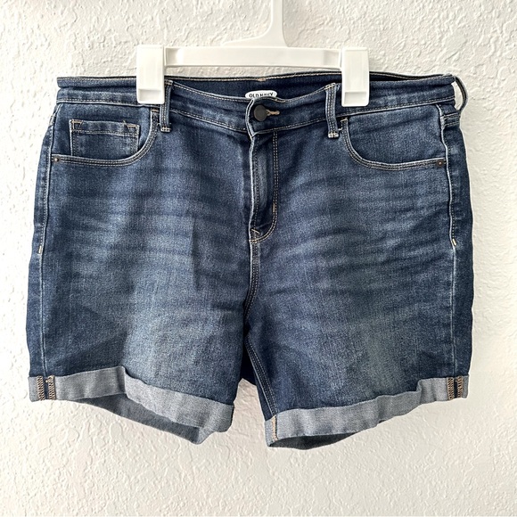 Old Navy Midi Jean Shorts - Picture 1 of 7